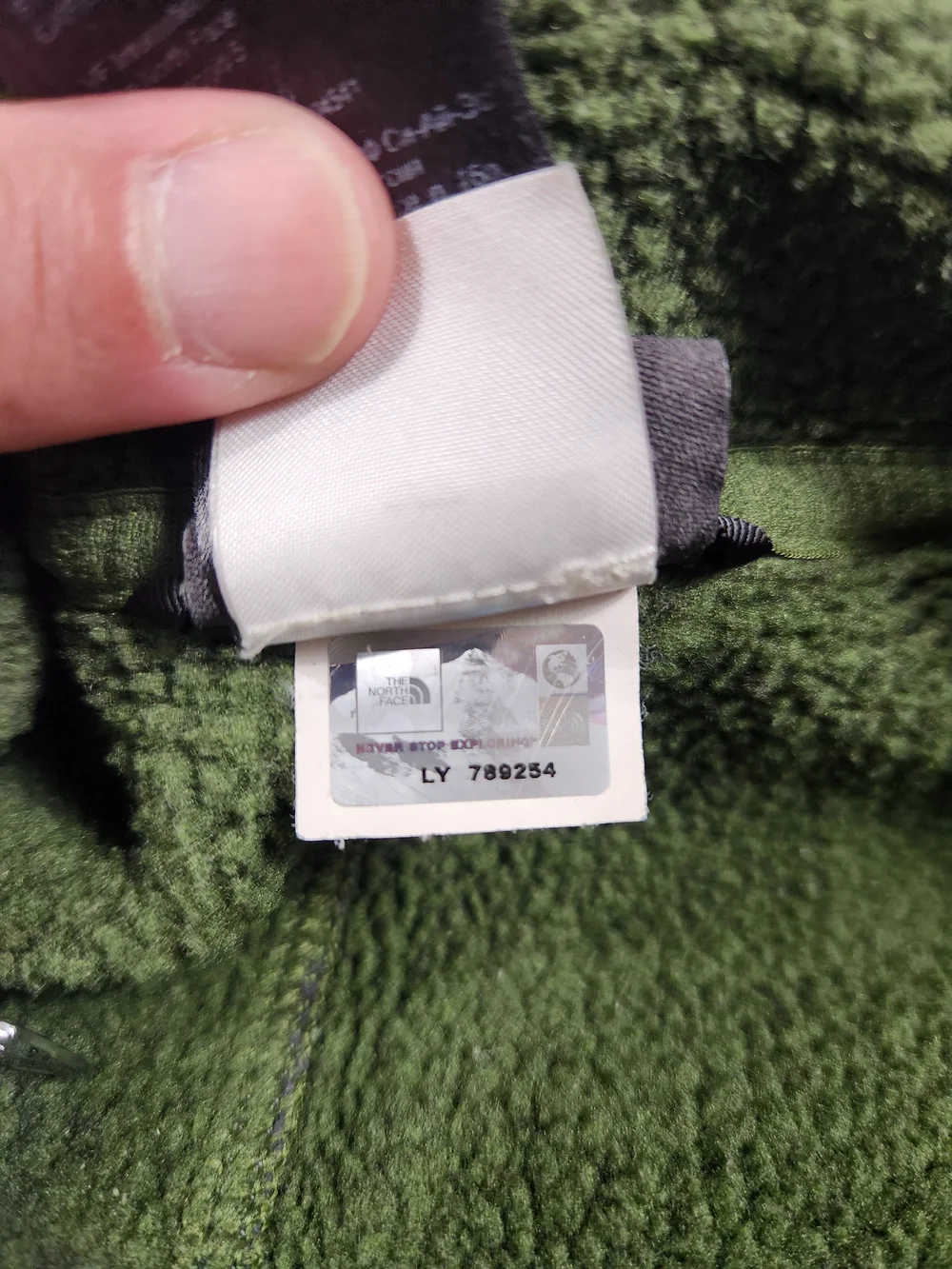 The North Face Mens M Green Gordon Lyons Fleece Vest Full Zip NF00C736